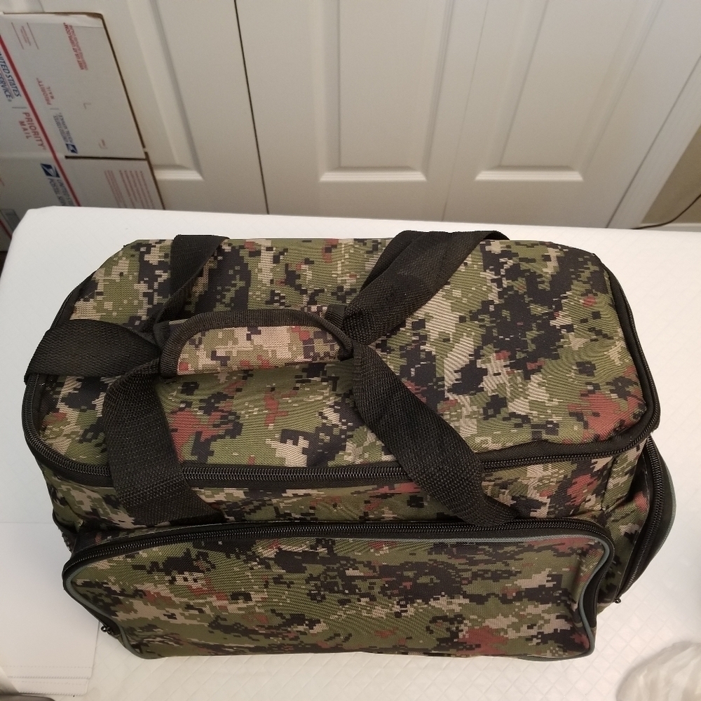 Camo Cooler Soft Sided Camouflage Lunch Bag 14 X 9 X 6